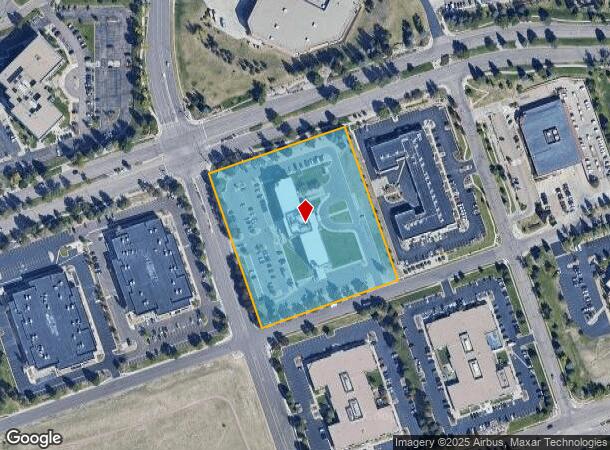 8595 Explorer Dr, Colorado Springs, CO Parcel Map