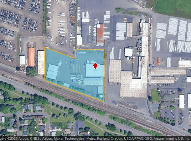  3411 N Columbia Blvd, Portland, OR Parcel Map