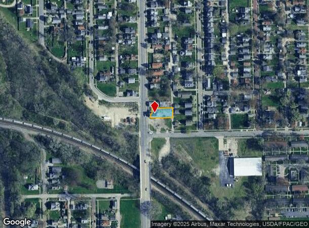  963 Oak St, Toledo, OH Parcel Map