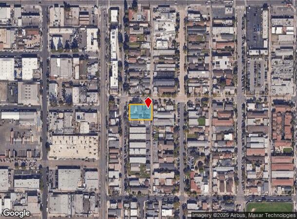  424 W 17Th St, Long Beach, CA Parcel Map