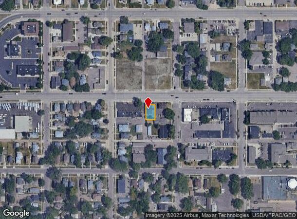  707 W 11Th St, Sioux Falls, SD Parcel Map