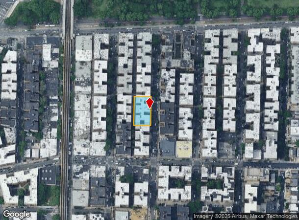  2157 Holland Ave, Bronx, NY Parcel Map