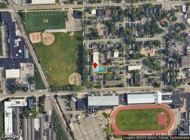 921 S Division St, Ann Arbor, MI Parcel Map