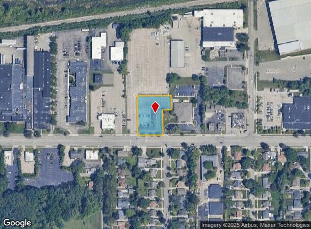 1515 Michigan St Ne, Grand Rapids, MI Parcel Map