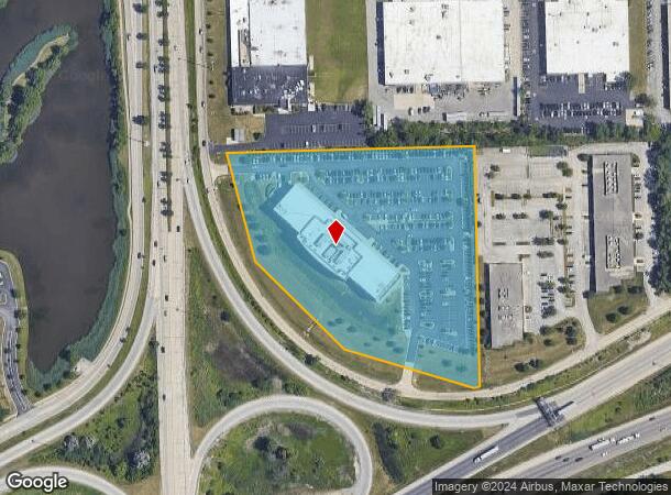  6800 N Frontage Rd, Burr Ridge, IL Parcel Map