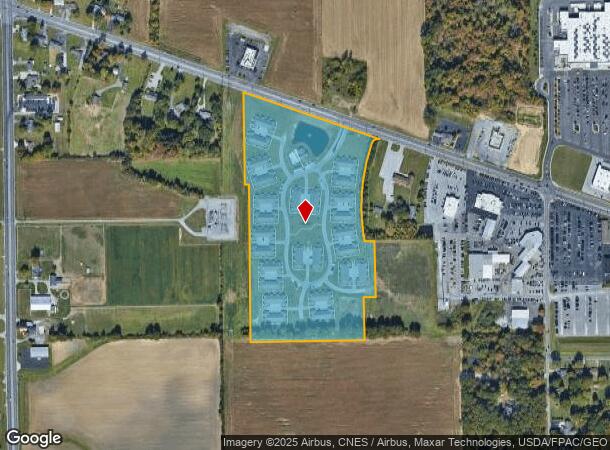  2707 Allentown Rd, Lima, OH Parcel Map