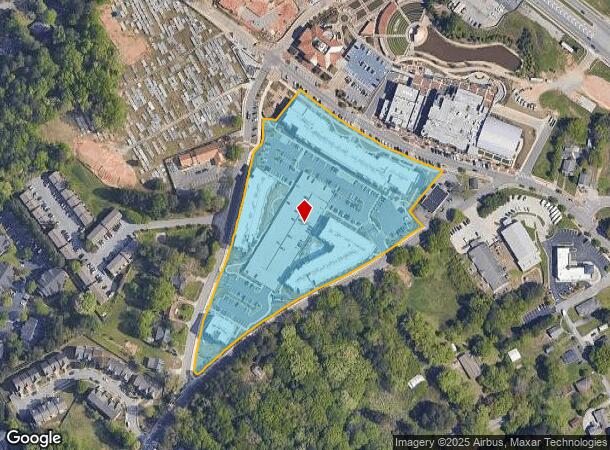  5010 W Broad St, Sugar Hill, GA Parcel Map