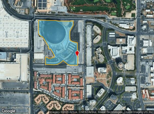 3848 Koval Ln, Las Vegas, NV Parcel Map