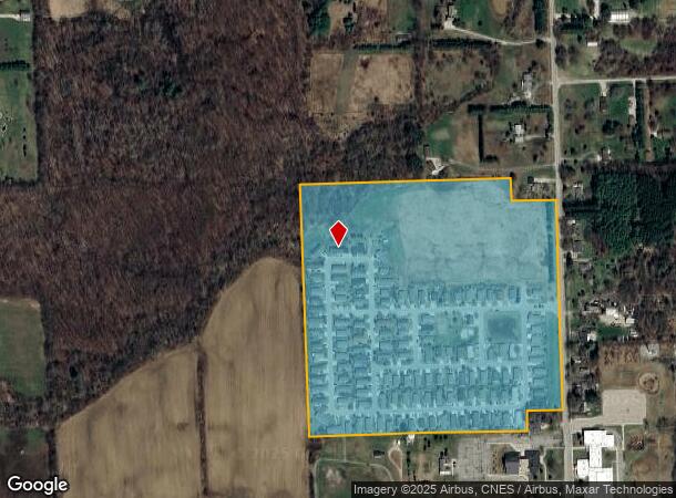 Mill St, Dryden, MI Parcel Map