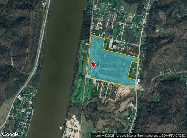 356 Cox Landing Rd, Lesage, WV Parcel Map
