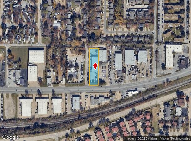 307 Parker Rd, Arlington, TX Parcel Map