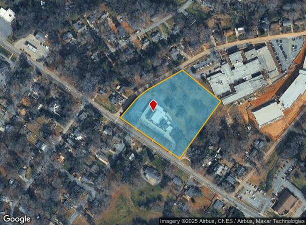 1003 E Franklin St, Monroe, NC Parcel Map