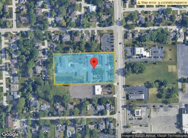  12550 S Ridgeland Ave, Palos Heights, IL Parcel Map