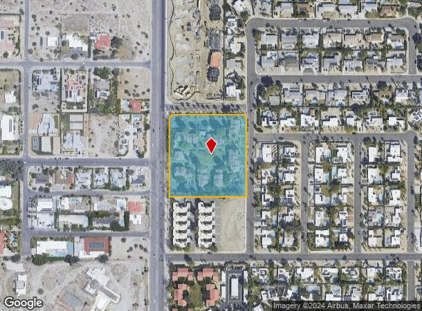  2900 N Indian Canyon Dr, Palm Springs, CA Parcel Map