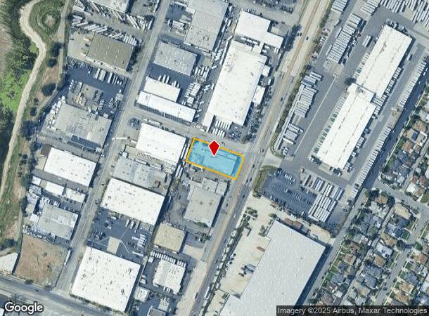  8454 Trojan St, Pico Rivera, CA Parcel Map