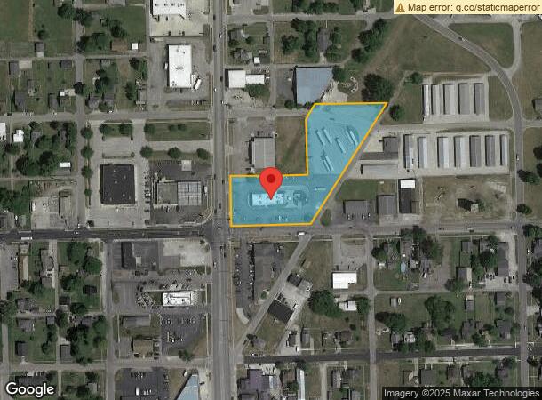  705 N Meridian St, Portland, IN Parcel Map