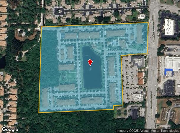  105 Sierra Dr, Jupiter, FL Parcel Map