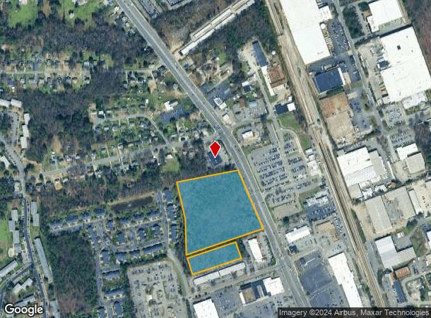  7500 Staples Mill Rd, Henrico, VA Parcel Map