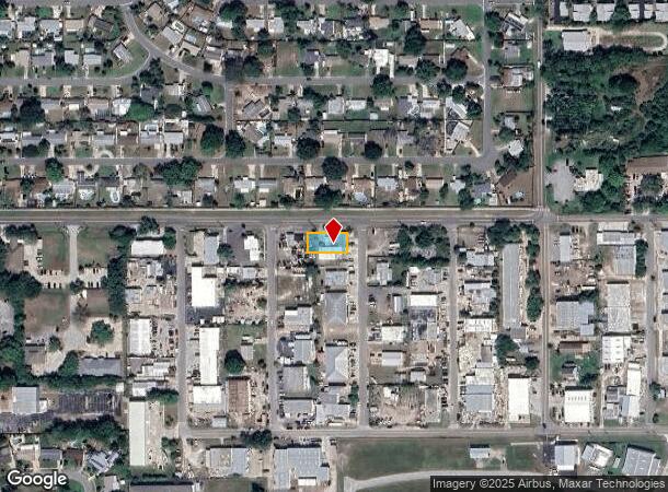 605 Fern Dr, Merritt Island, FL Parcel Map