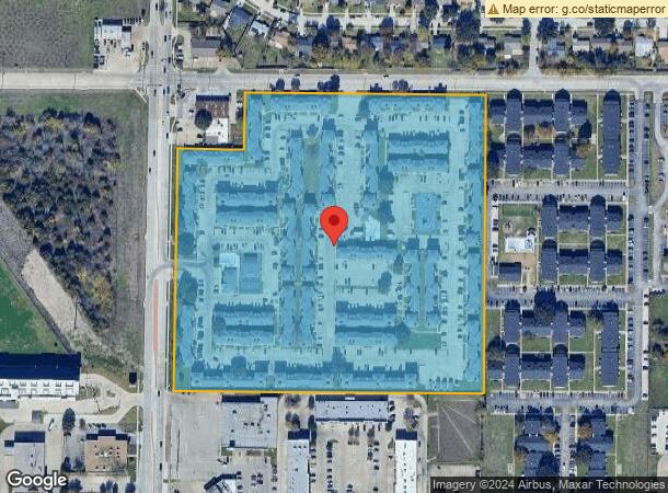  2421 S Carrier Pkwy, Grand Prairie, TX Parcel Map