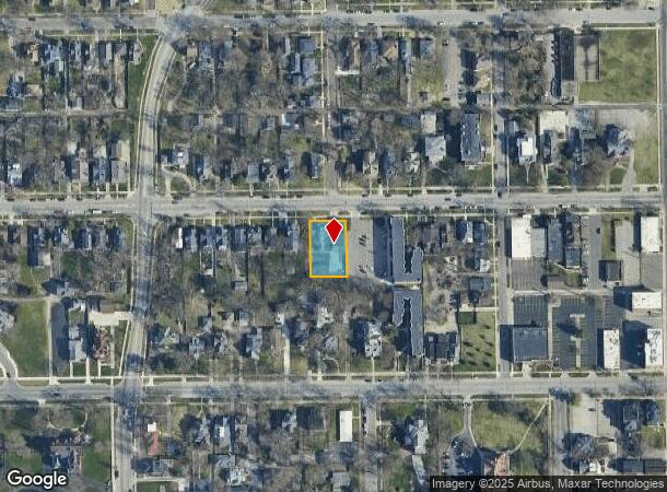  702 W Colfax Ave, South Bend, IN Parcel Map
