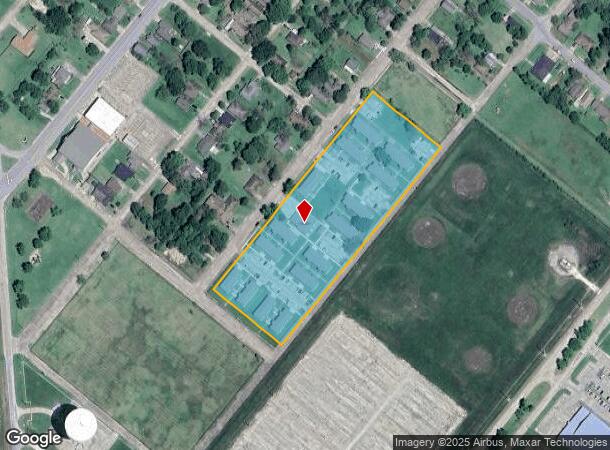 934 W 14Th St, Port Arthur, TX Parcel Map