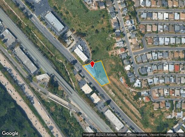  4343 Morena Blvd, San Diego, CA Parcel Map