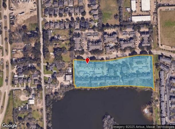 9750 Windwater Dr, Houston, TX Parcel Map