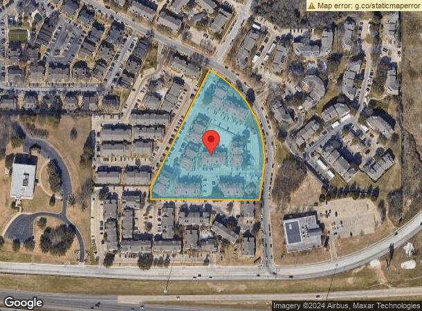  6130 Oakland Hills Dr, Fort Worth, TX Parcel Map