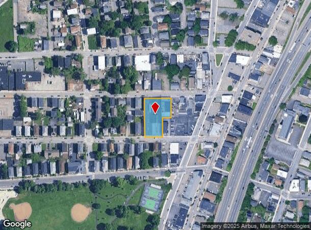 21 Ellsworth St, Worcester, MA Parcel Map