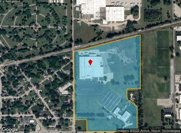 500 Simpson Ave, Elkhart, IN Parcel Map