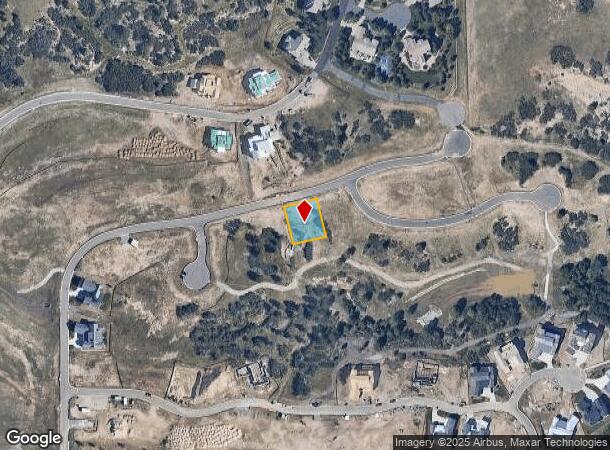 8044 Golden Bear Ln, Castle Rock, CO Parcel Map