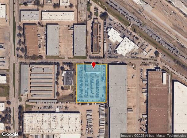  12500 Perimeter Rd, Dallas, TX Parcel Map