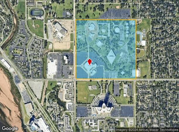  7777 S Lewis Ave, Tulsa, OK Parcel Map