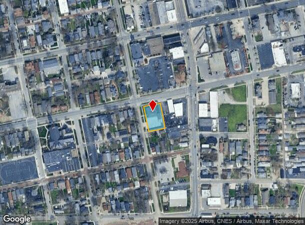  717 W Jefferson Blvd, Fort Wayne, IN Parcel Map