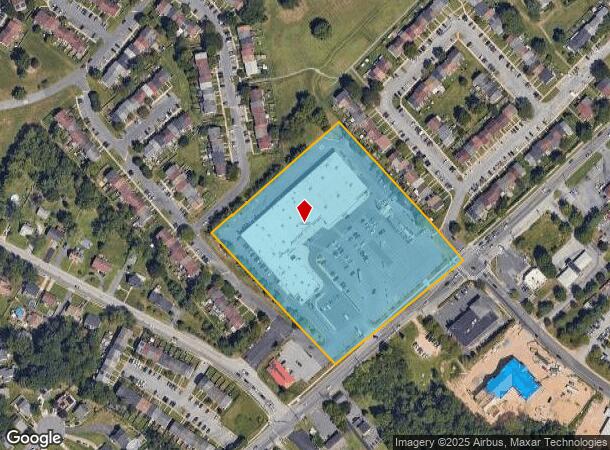 9627 Philadelphia Rd, Rosedale, MD Parcel Map