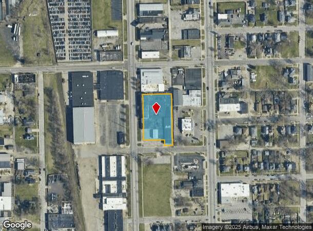  1916 S Main St, South Bend, IN Parcel Map
