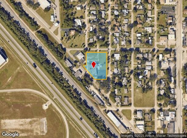  211 E Nieman Ave, Melbourne, FL Parcel Map