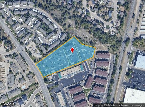 6005 Delmonico Dr, Colorado Springs, CO Parcel Map