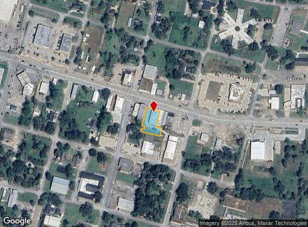 313 E Brazos Ave, West Columbia, TX Parcel Map