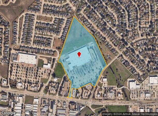  2501 Lakeview Pkwy, Rowlett, TX Parcel Map