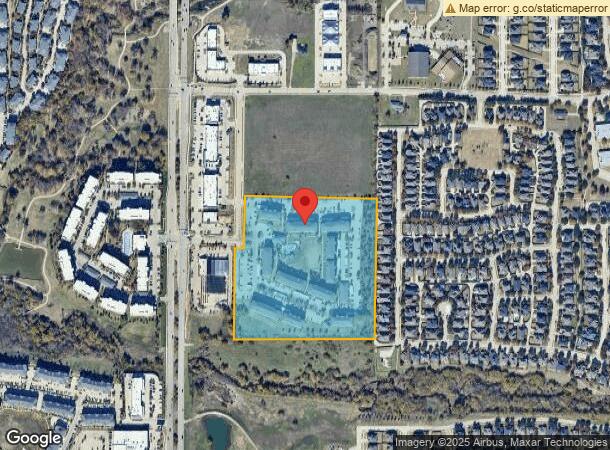  1801 Mccord Way, Frisco, TX Parcel Map