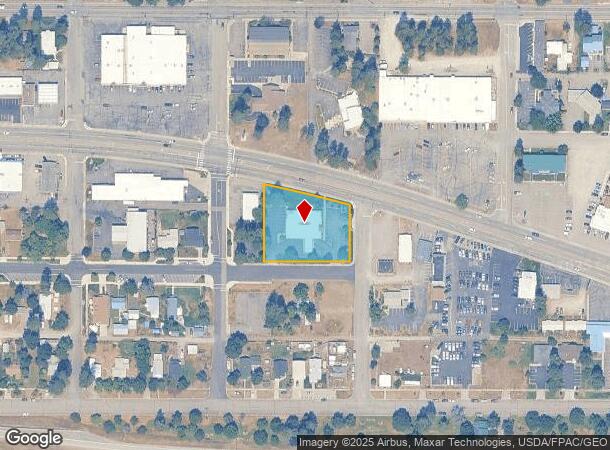 707 N Post St, Post Falls, ID Parcel Map