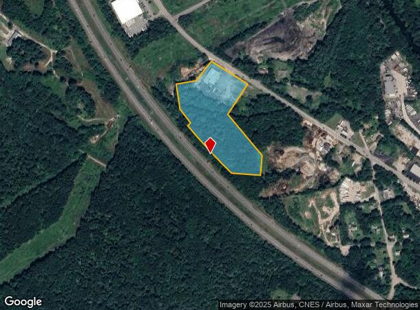  619 Quaker Hwy, Uxbridge, MA Parcel Map