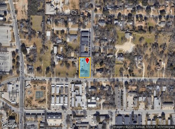  2266 W Oak St, Denton, TX Parcel Map