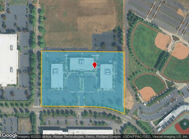 6723 Ne Bennett St, Hillsboro, OR Parcel Map