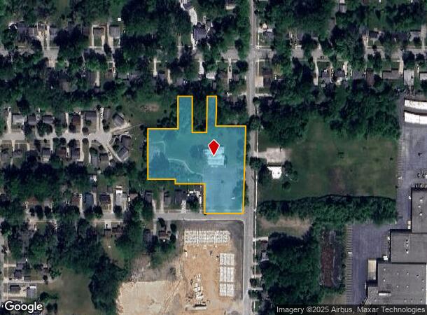  1517 Bayliss St, Midland, MI Parcel Map