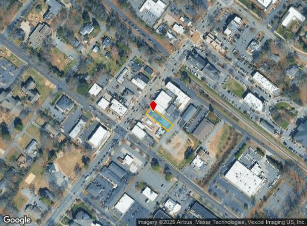  156 N Trade St, Matthews, NC Parcel Map