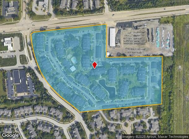  245 N Oakhurst Dr, Aurora, IL Parcel Map