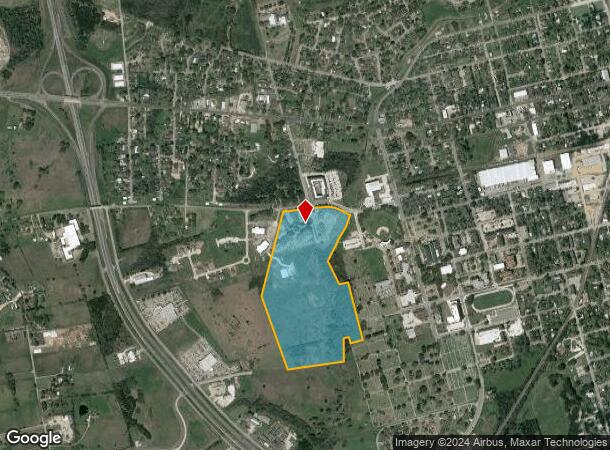  405 S Saeger St, Brenham, TX Parcel Map